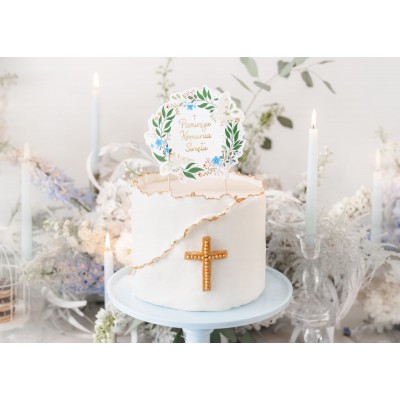 Topper na tort ''Pierwsza Komunia Święta ''  - KPT69