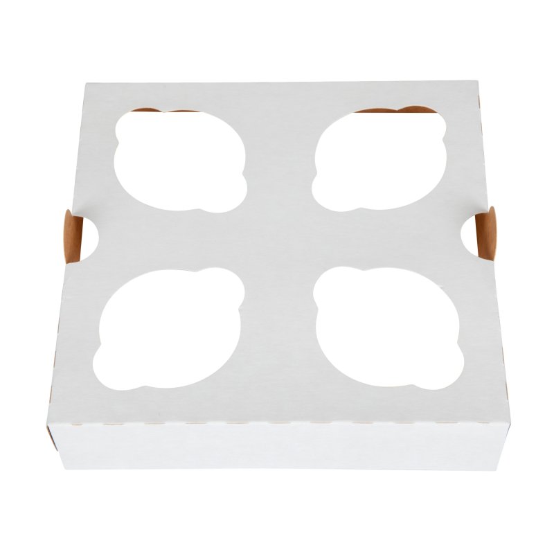 Wkładki na 4 muffinki- 10 szt.- 18x18x3 cm- K16