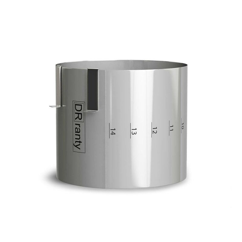 Rant cukierniczy okrągły rozpinany z podziałką -15-21 cm h 14 cm -DRP15-21