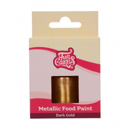 Barwnik metaliczny w paście 30ml - Złoty ciemny-dark gold - BRM45185