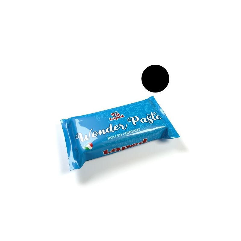 Masa cukrowa/lukier plastyczny Wonder Paste czarna 1kg WPCA