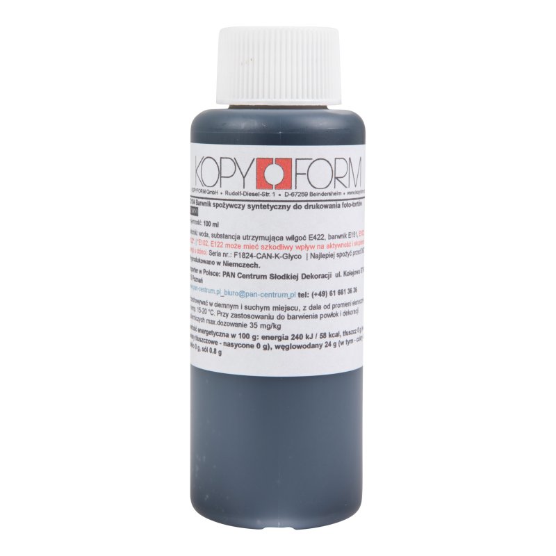 Barwnik czarny 100ml do uzupełniania - BD104