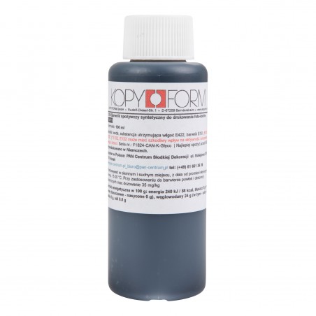 Barwnik czarny 100ml do uzupełniania - BD104
