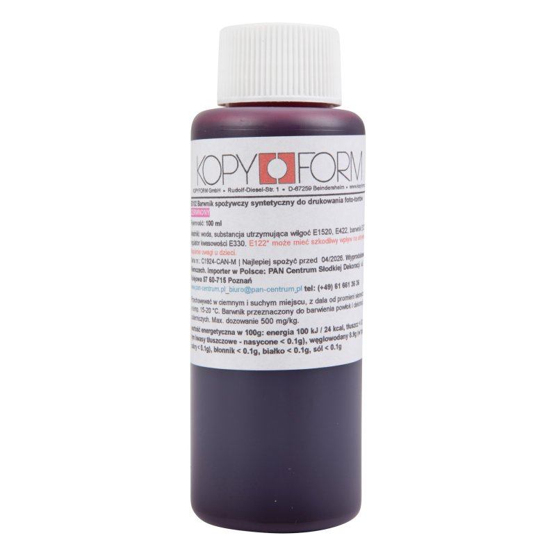 Barwnik czerwony 100ml do uzupełniania -  BD102