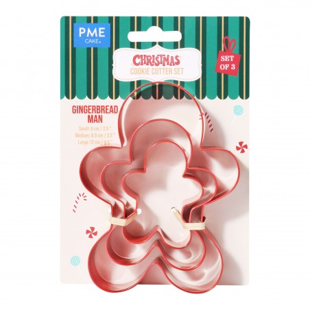 Zestaw świątecznych wykrawaczek - "CIASTEK" 3 szt. -CH24CCC108