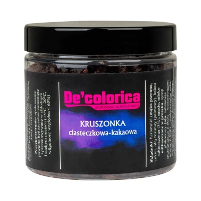 Kruszonka ciasteczkowa -kakaowa 100g - DE1