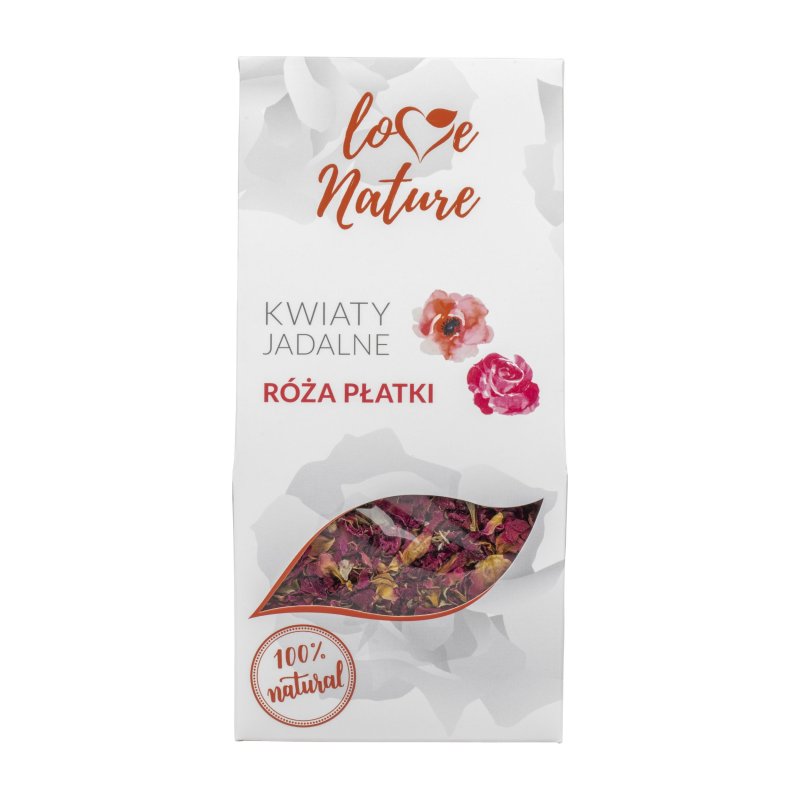 Kwiaty jadalne róża płatki -20g- KJ105