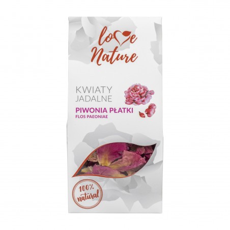 Kwiaty jadalne piwonia płatki -10g- KJ983