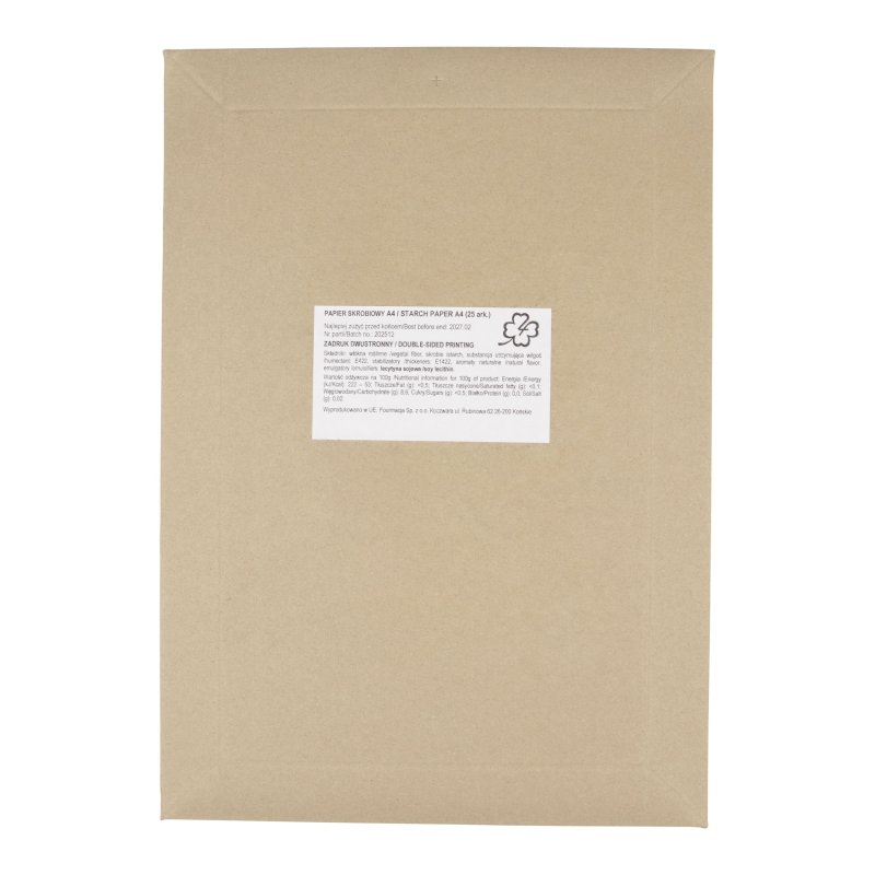 Papier jadalny  - skrobiowy - 25 szt.- POS
