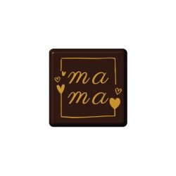Czekoladowy prezent "MAMA" - 30 szt. tabliczka 60x60mm- CPG1431