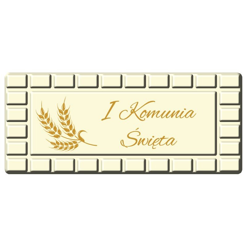 Czekoladowy prezent "I KOMUNIA ŚWIĘTA "- tabliczka 157x67mm- CPG1531B