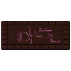 Czekoladowy prezent "KOCHAM CIĘ MAMO"- 15szt. tabliczka 157x67mm- CPG1530