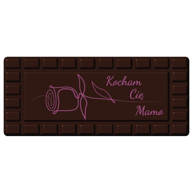 Czekoladowy prezent "KOCHAM CIĘ MAMO"- 15szt. tabliczka 157x67mm- CPG1530
