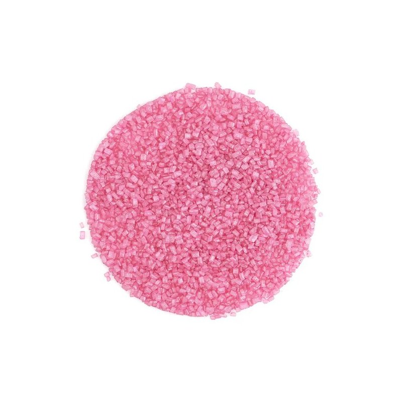 SUGAR GLITER - RÓŻOWY cukier dekoracyjny 90 g  SUG5