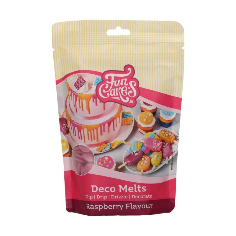 FunCakes Deco Melts - Smak malinowy - 250g- F25315