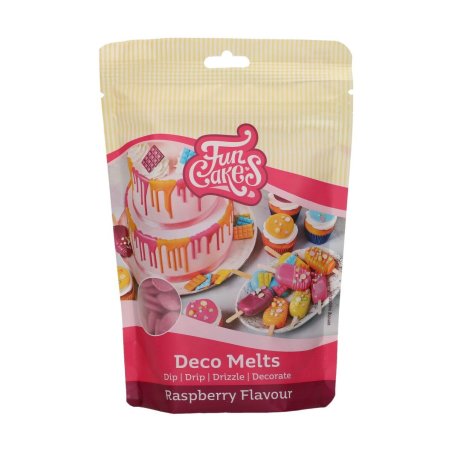 FunCakes Deco Melts - Smak malinowy - 250g- F25315