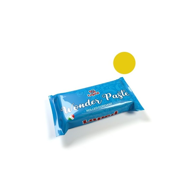 Masa cukrowa/lukier plastyczny Wonder Paste żółta 1kg WPZO
