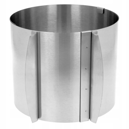 Rant cukierniczy okrągły-regulowany 16-30 cm h 15 cm -SH-RDTR