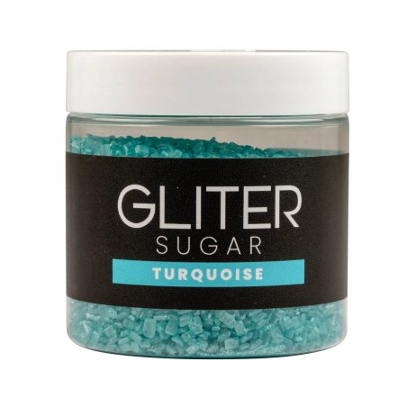 SUGAR GLITER - BŁĘKITNY cukier dekoracyjny 90 g  SUG4