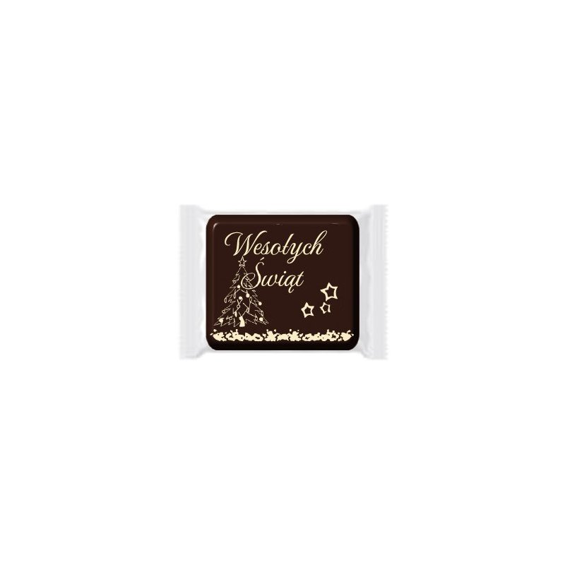 Mini czekoladki''Wesołych Świąt''-40x45mm-70szt.- CPGC4