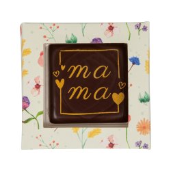 Czekoladowy prezent "MAMA" - 30 szt. tabliczka 60x60mm- CPG1431