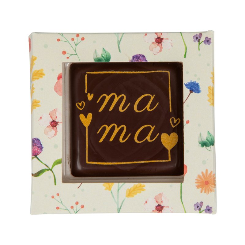 Czekoladowy prezent "MAMA" - 30 szt. tabliczka 60x60mm- CPG1431