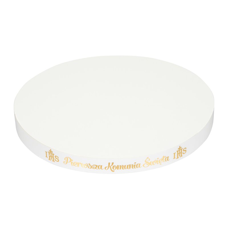 Podkład styrodurowy biały komunijny 26 cm - PSK26