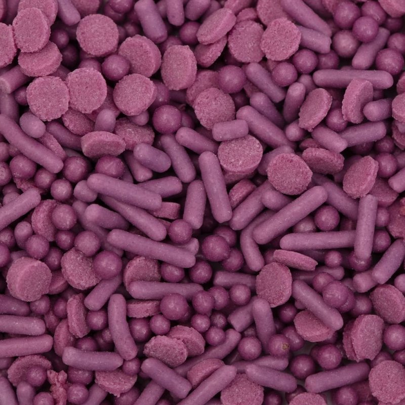 Posypka cukrowa - mix fioletowy 76 g-  SKKM09