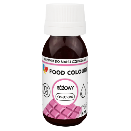 Emulsja do barwienia czekolady - różowy 18 g- OS-LC-036
