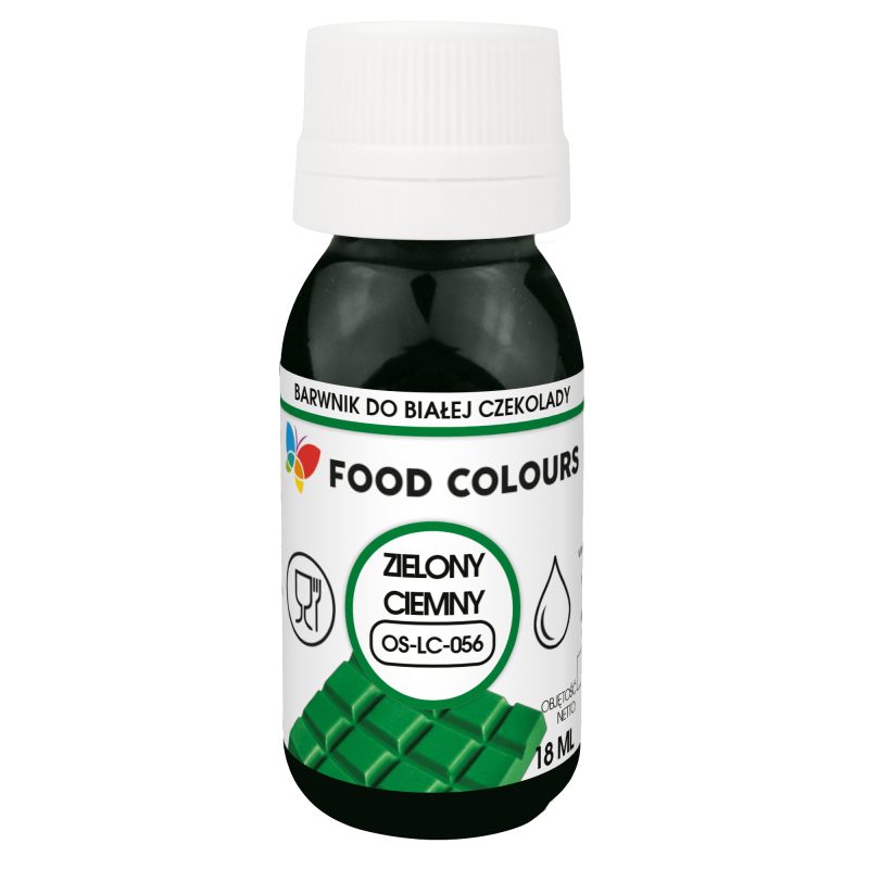 Emulsja do barwienia czekolady - zielony 18 g- OS-LC-056