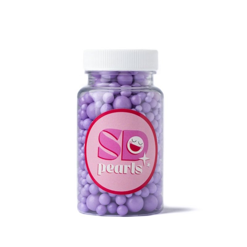 Posypka cukrowa violet 3-10 mm 100 g - PCSD8