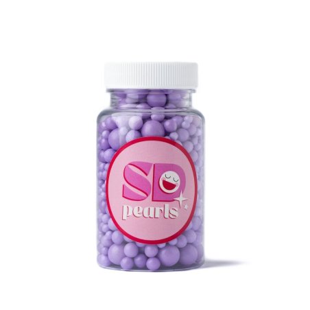 Posypka cukrowa violet 3-10 mm 100 g - PCSD8