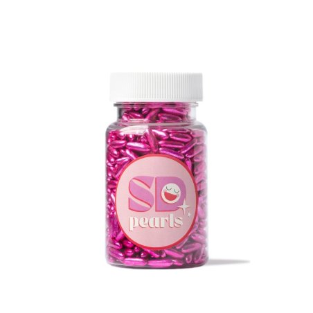 Posypka cukrowa rice mirror pink 100 g- PCSD11
