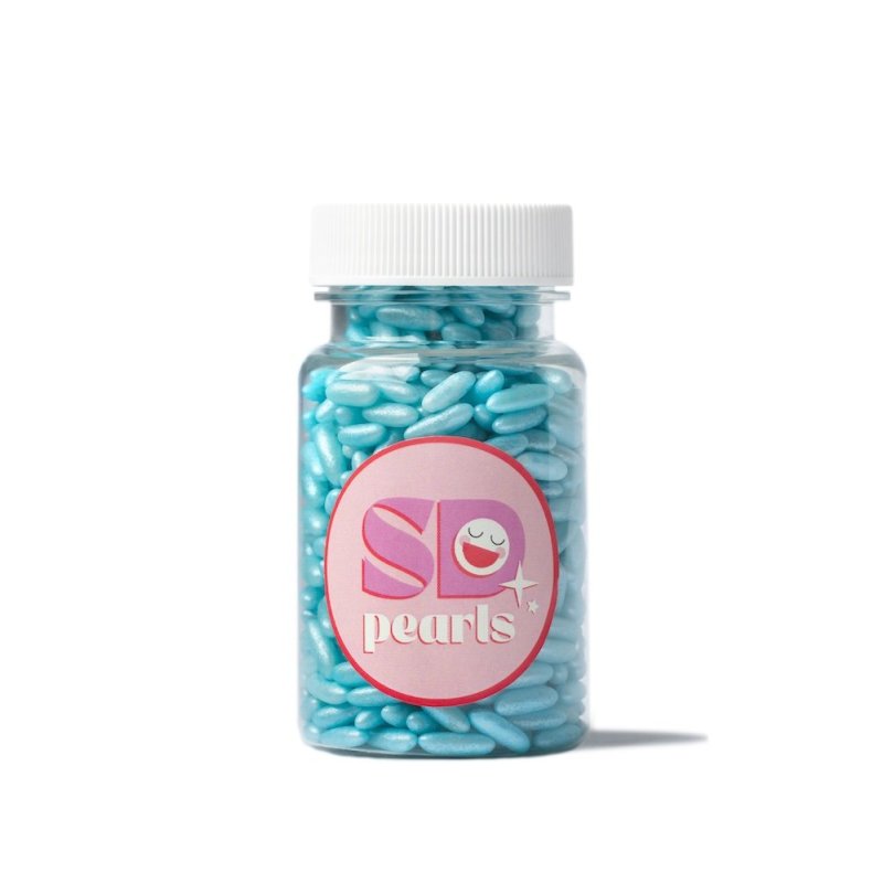 Posypka cukrowa rice light blue 100 g- PCSD12